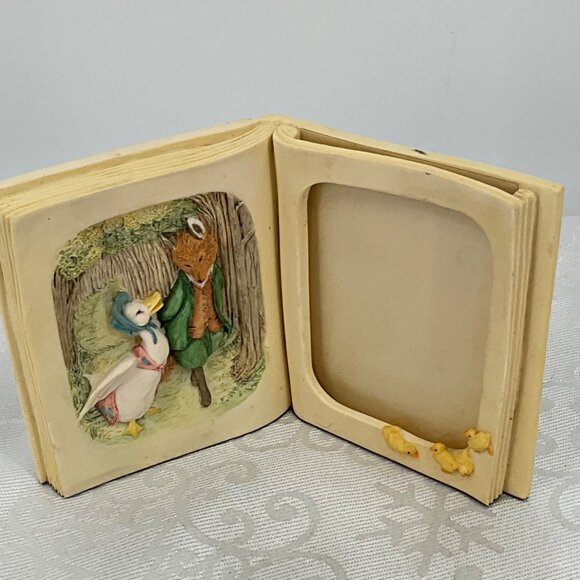 Beatrix Potter Photo Frame 1995 "The Tale Of Jemima Puddle-Duck" Handcrafted Col - Picture 1 of 7